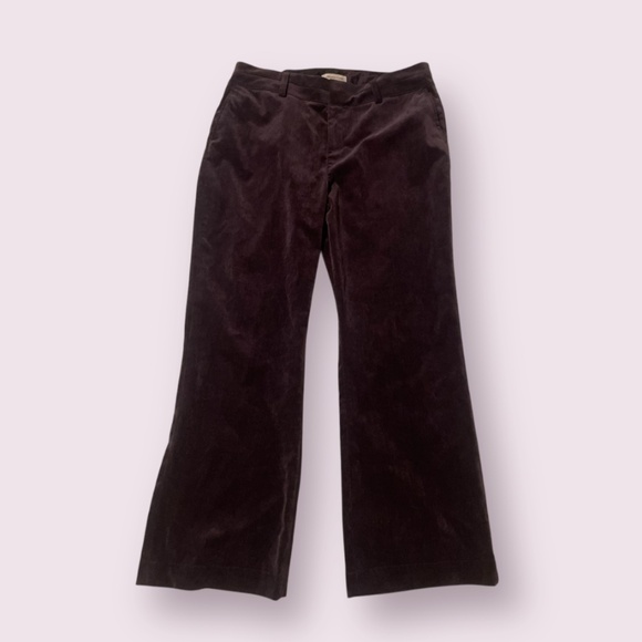 Wide Leg Trouser Velvet Like Material Hipster Business Casual Work Modern Pants - Picture 1 of 6